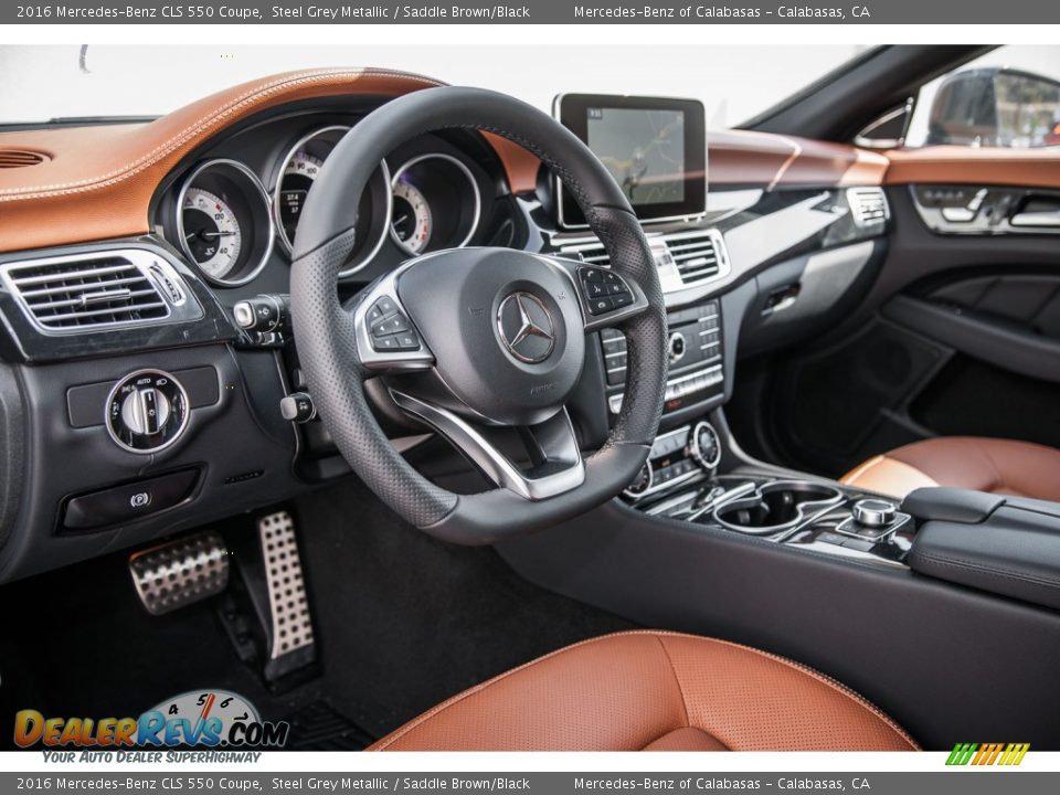 Saddle Brown/Black Interior - 2016 Mercedes-Benz CLS 550 Coupe Photo #5