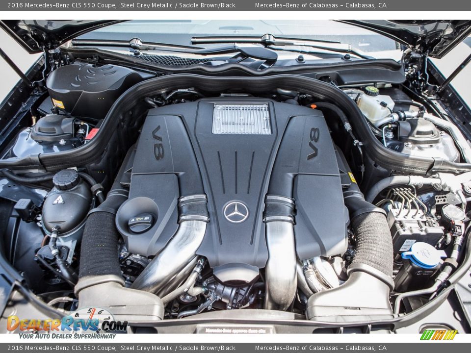 2016 Mercedes-Benz CLS 550 Coupe 4.7 Liter DI Twin-Turbocharged DOHC 32-Valve VVT V8 Engine Photo #7