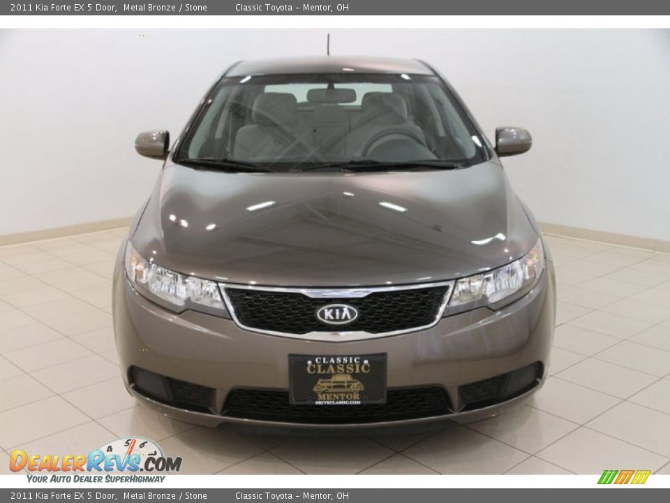 2011 Kia Forte EX 5 Door Metal Bronze / Stone Photo #2