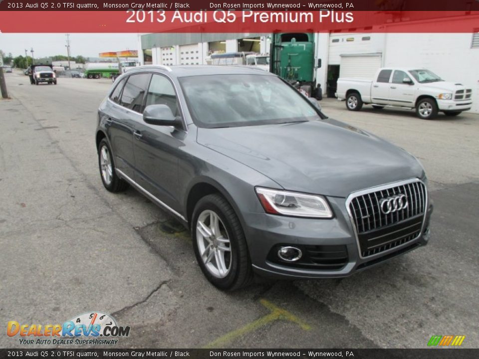 2013 Audi Q5 2.0 TFSI quattro Monsoon Gray Metallic / Black Photo #1