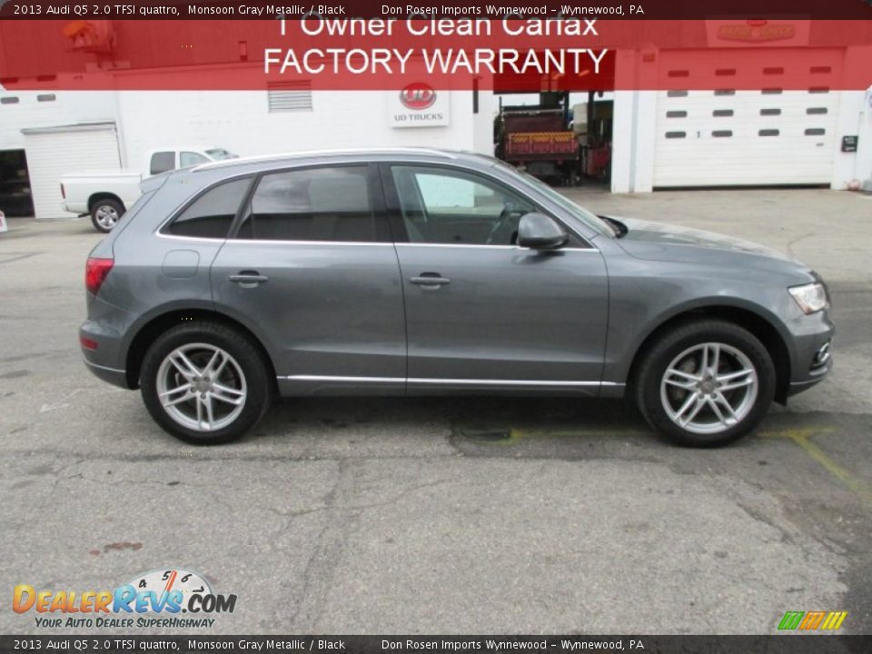 2013 Audi Q5 2.0 TFSI quattro Monsoon Gray Metallic / Black Photo #2