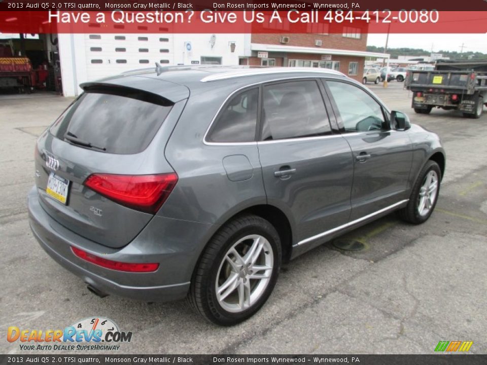 2013 Audi Q5 2.0 TFSI quattro Monsoon Gray Metallic / Black Photo #3