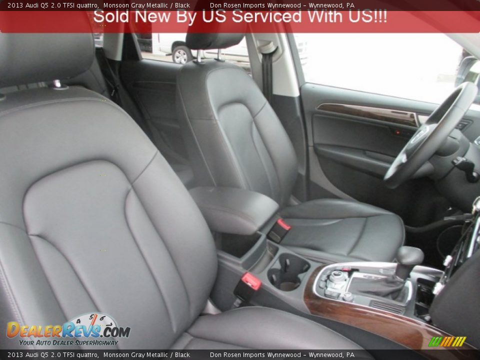 2013 Audi Q5 2.0 TFSI quattro Monsoon Gray Metallic / Black Photo #6