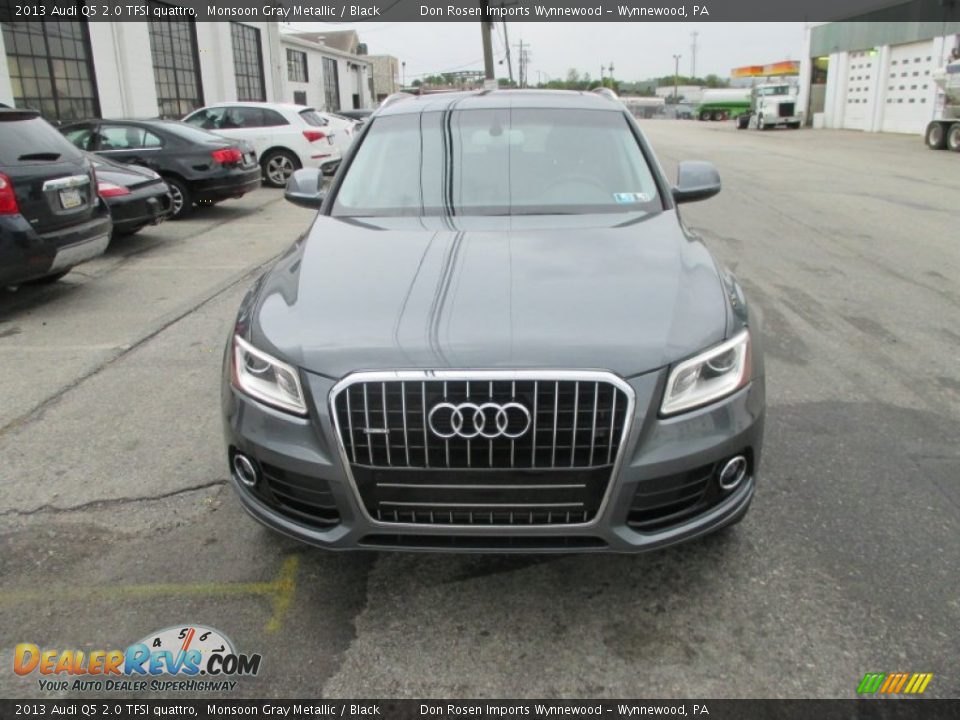 2013 Audi Q5 2.0 TFSI quattro Monsoon Gray Metallic / Black Photo #9