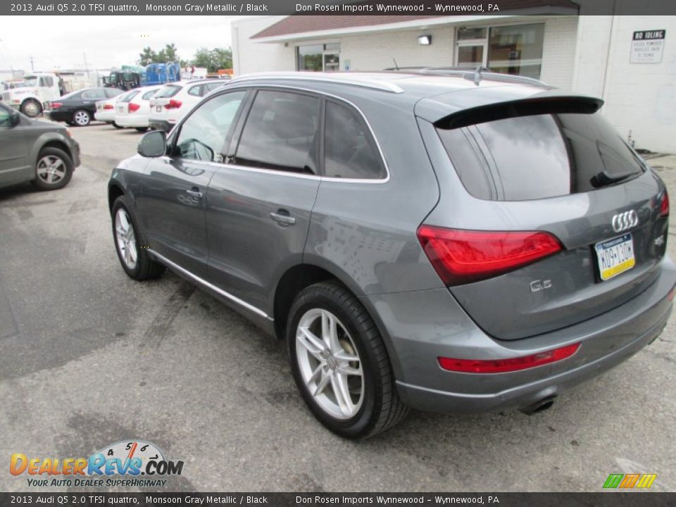 2013 Audi Q5 2.0 TFSI quattro Monsoon Gray Metallic / Black Photo #10