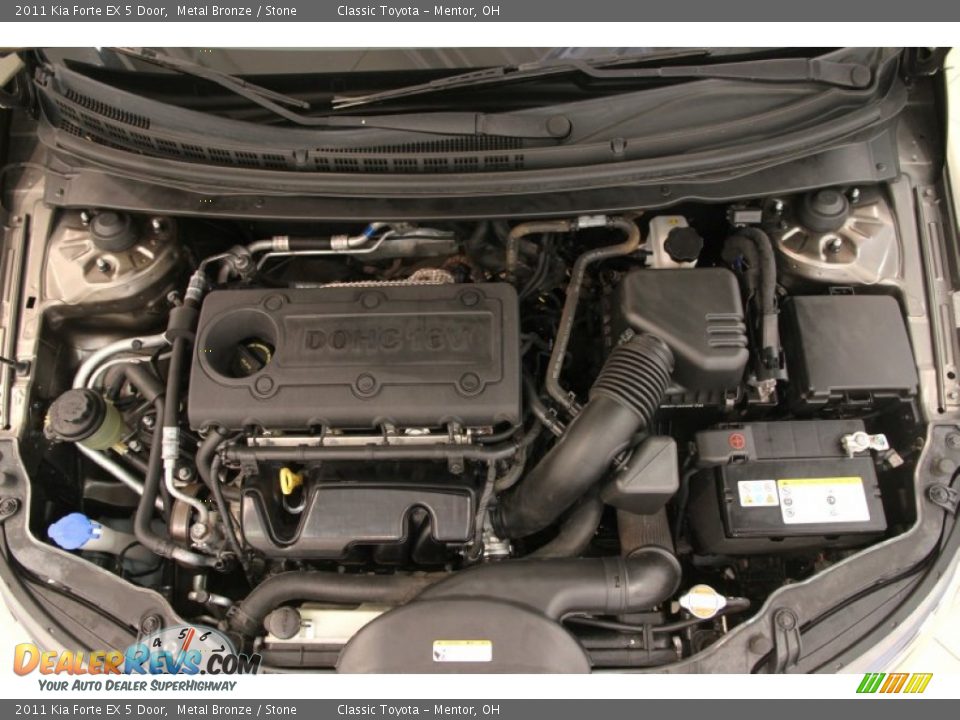 2011 Kia Forte EX 5 Door Metal Bronze / Stone Photo #16