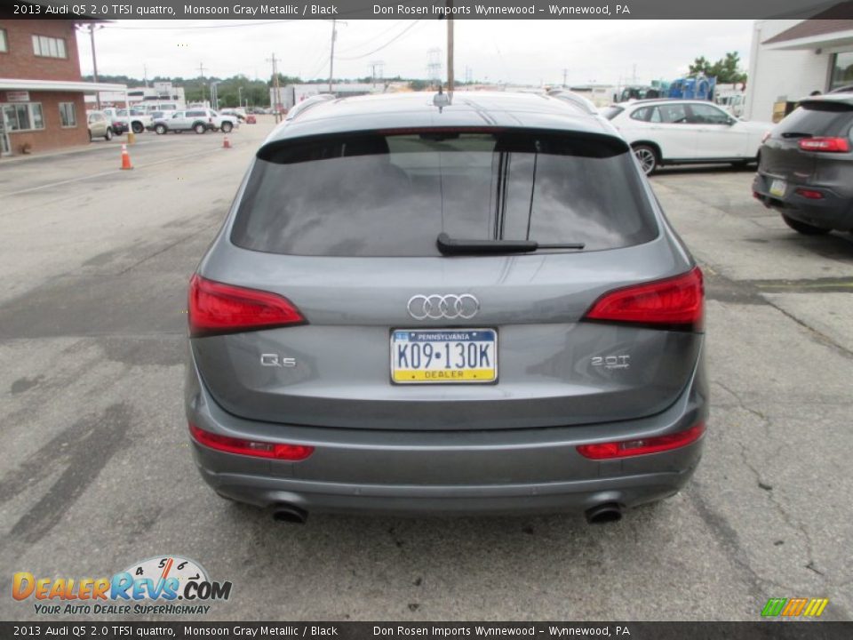 2013 Audi Q5 2.0 TFSI quattro Monsoon Gray Metallic / Black Photo #11
