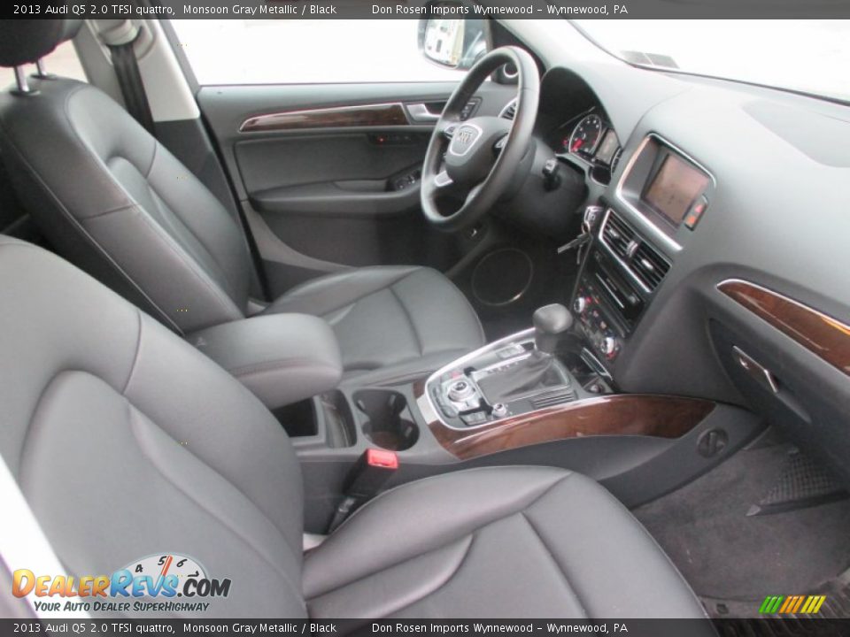 2013 Audi Q5 2.0 TFSI quattro Monsoon Gray Metallic / Black Photo #12