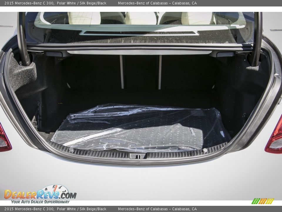 2015 Mercedes-Benz C 300 Polar White / Silk Beige/Black Photo #5