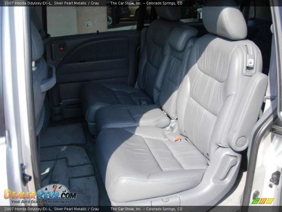 2007 Honda Odyssey EX-L Silver Pearl Metallic / Gray Photo #12