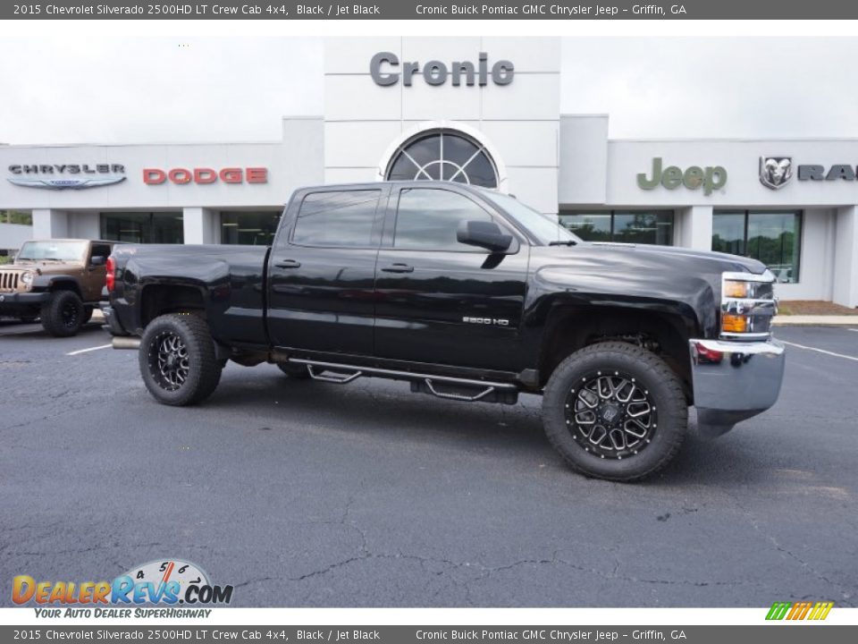 2015 Chevrolet Silverado 2500HD LT Crew Cab 4x4 Black / Jet Black Photo #1
