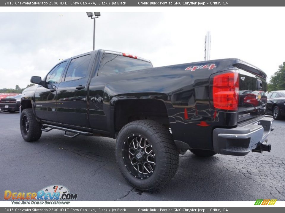 2015 Chevrolet Silverado 2500HD LT Crew Cab 4x4 Black / Jet Black Photo #5
