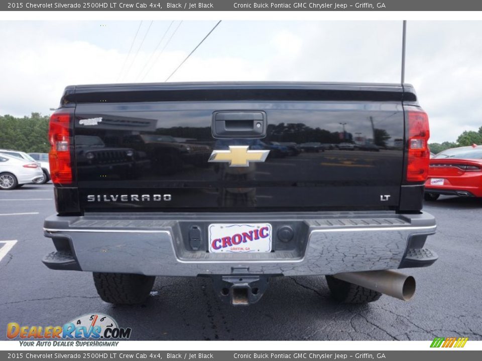 2015 Chevrolet Silverado 2500HD LT Crew Cab 4x4 Black / Jet Black Photo #6