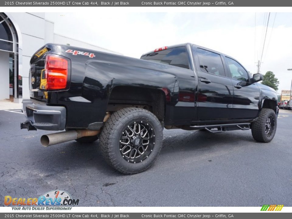 2015 Chevrolet Silverado 2500HD LT Crew Cab 4x4 Black / Jet Black Photo #7