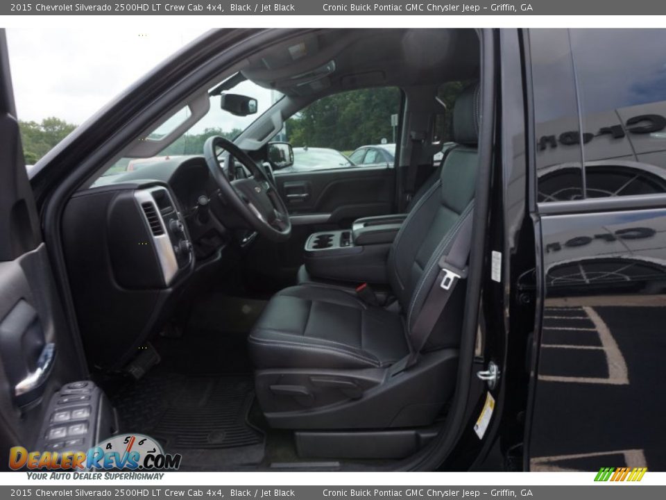 2015 Chevrolet Silverado 2500HD LT Crew Cab 4x4 Black / Jet Black Photo #9