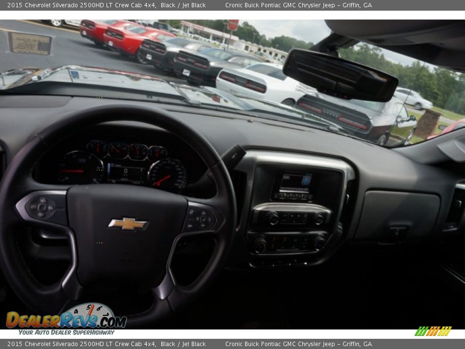 2015 Chevrolet Silverado 2500HD LT Crew Cab 4x4 Black / Jet Black Photo #10