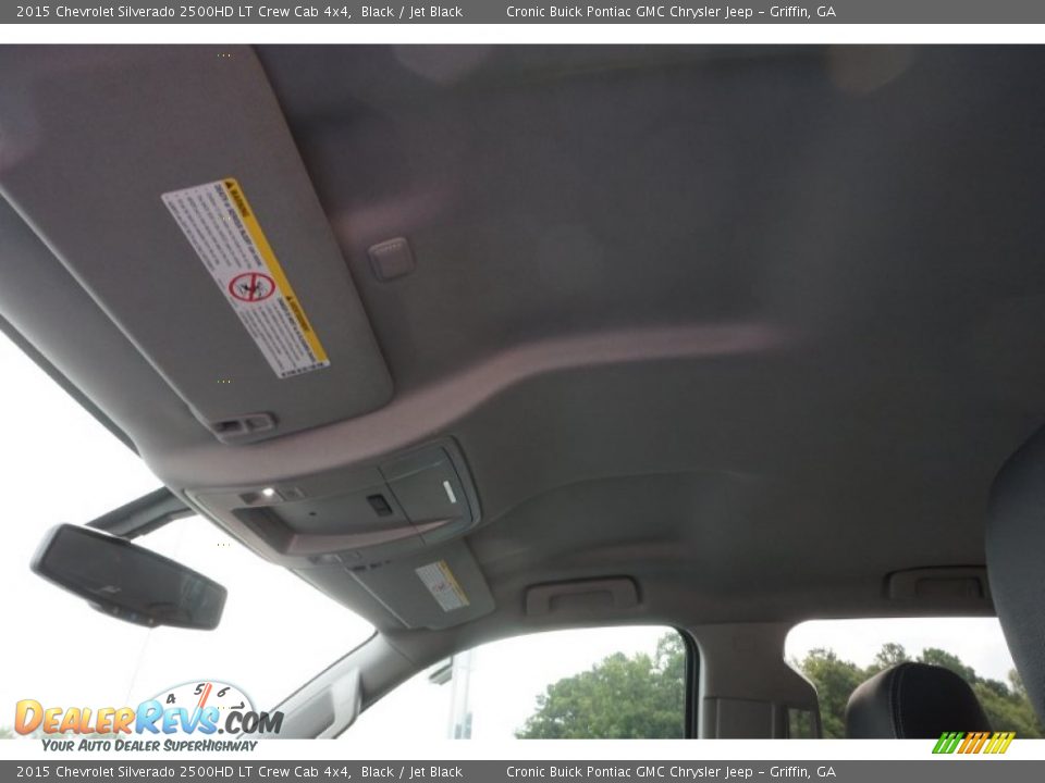 2015 Chevrolet Silverado 2500HD LT Crew Cab 4x4 Black / Jet Black Photo #11