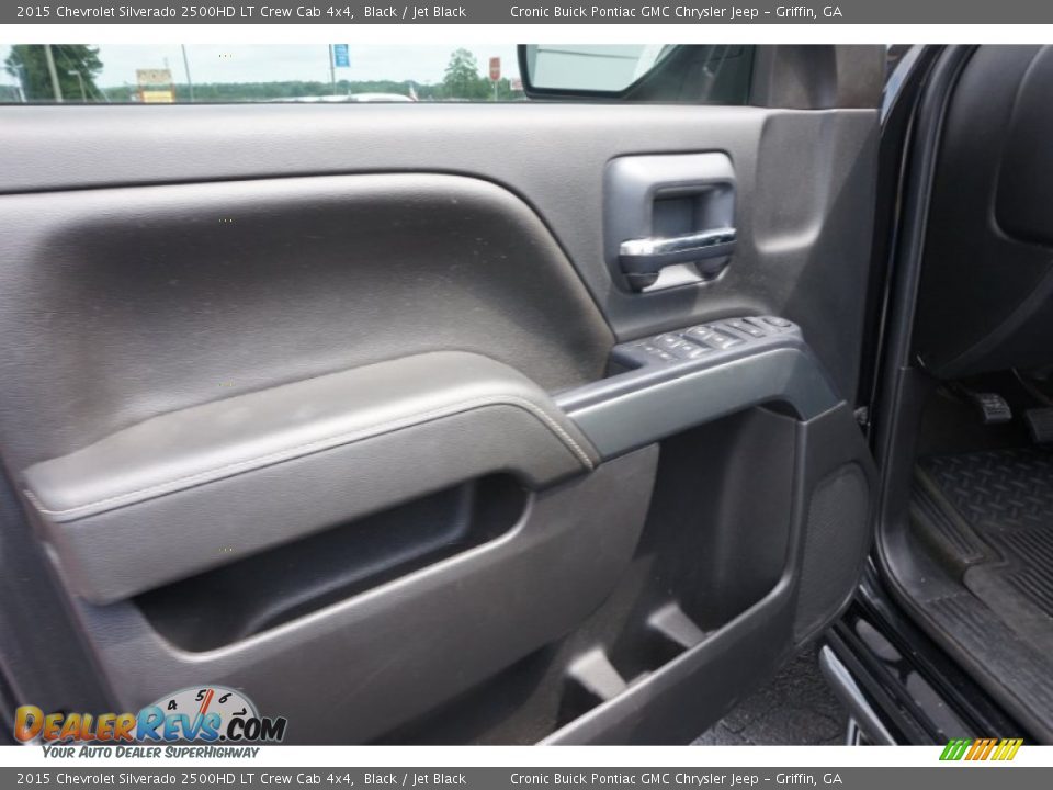 2015 Chevrolet Silverado 2500HD LT Crew Cab 4x4 Black / Jet Black Photo #12