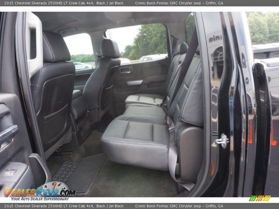 2015 Chevrolet Silverado 2500HD LT Crew Cab 4x4 Black / Jet Black Photo #13