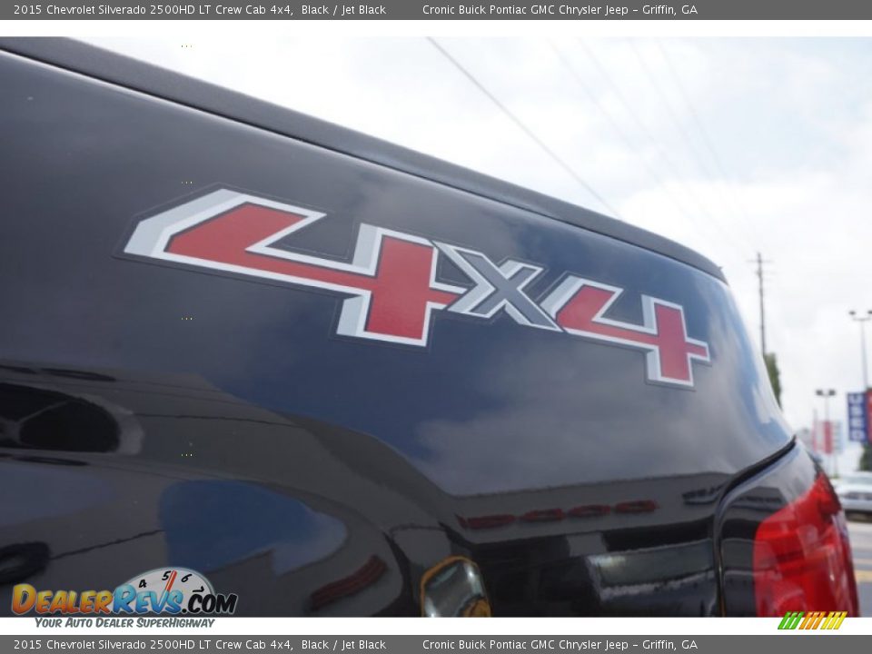 2015 Chevrolet Silverado 2500HD LT Crew Cab 4x4 Black / Jet Black Photo #15