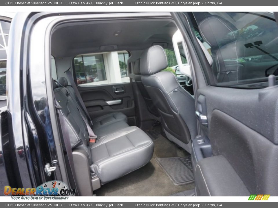 2015 Chevrolet Silverado 2500HD LT Crew Cab 4x4 Black / Jet Black Photo #16