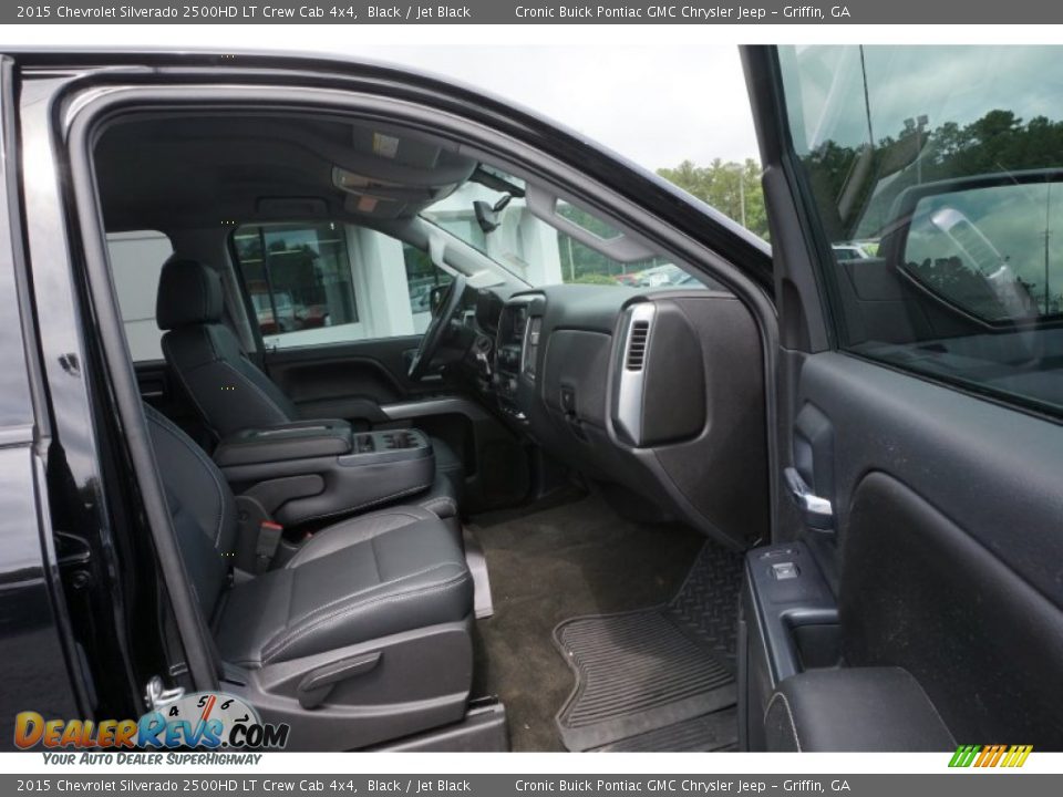 2015 Chevrolet Silverado 2500HD LT Crew Cab 4x4 Black / Jet Black Photo #17