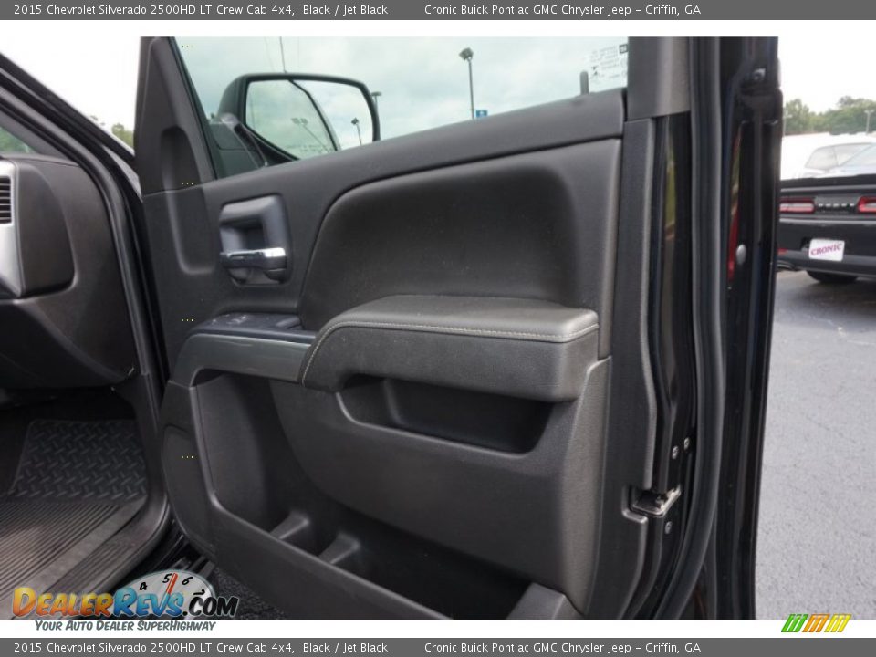 2015 Chevrolet Silverado 2500HD LT Crew Cab 4x4 Black / Jet Black Photo #19
