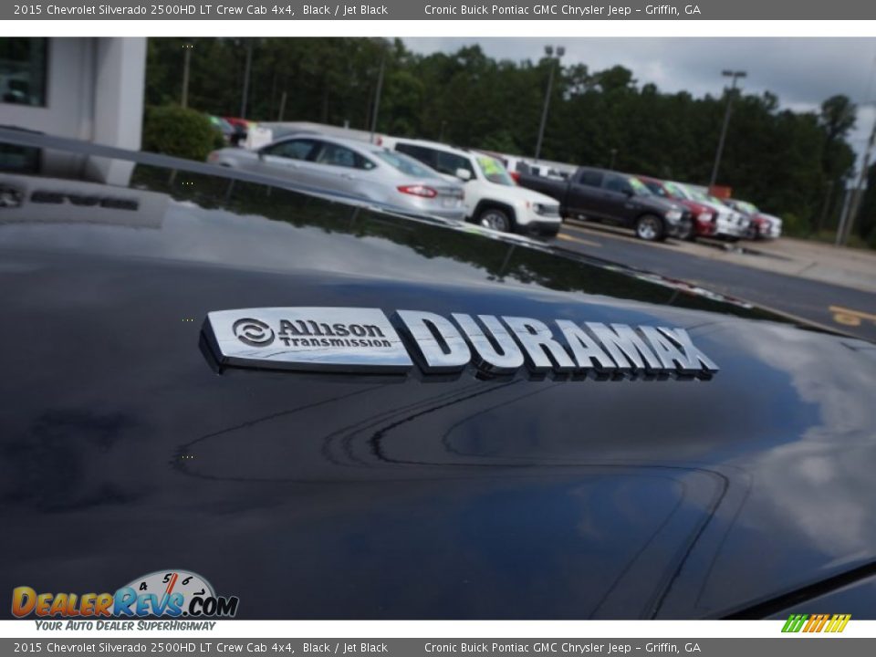 2015 Chevrolet Silverado 2500HD LT Crew Cab 4x4 Black / Jet Black Photo #20