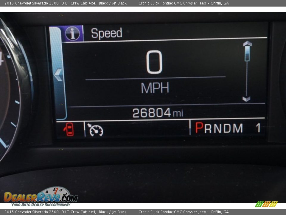 2015 Chevrolet Silverado 2500HD LT Crew Cab 4x4 Black / Jet Black Photo #22