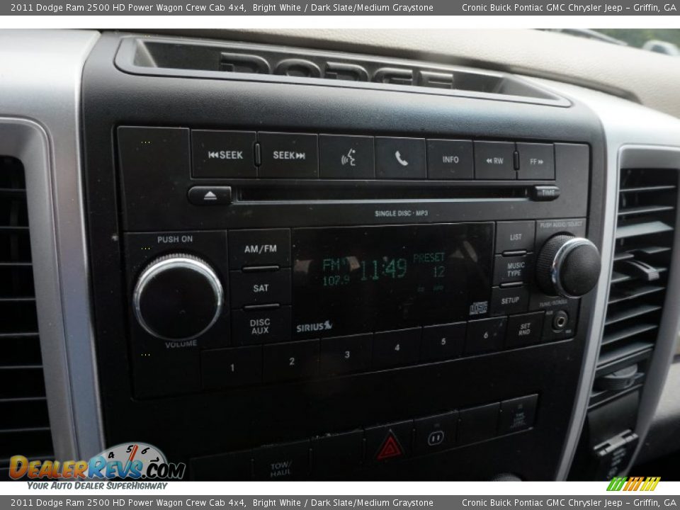 2011 Dodge Ram 2500 HD Power Wagon Crew Cab 4x4 Bright White / Dark Slate/Medium Graystone Photo #23