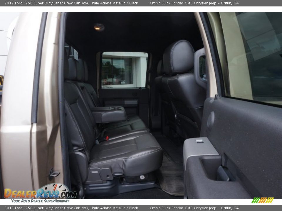 2012 Ford F250 Super Duty Lariat Crew Cab 4x4 Pale Adobe Metallic / Black Photo #17
