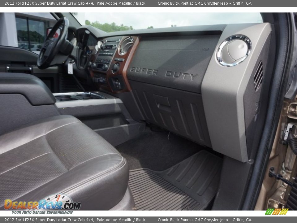 2012 Ford F250 Super Duty Lariat Crew Cab 4x4 Pale Adobe Metallic / Black Photo #19