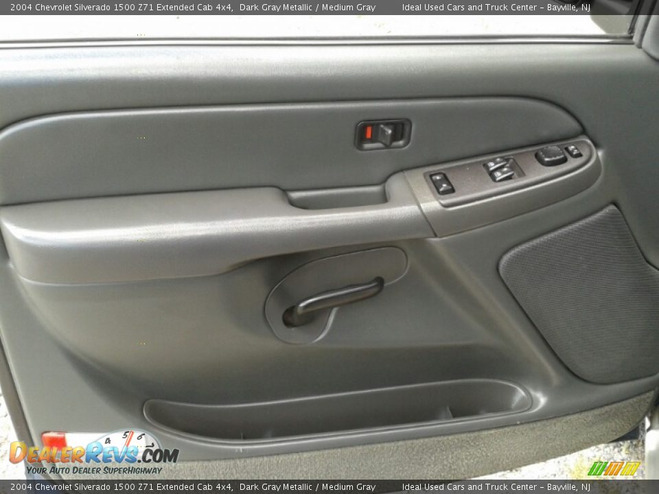 2004 Chevrolet Silverado 1500 Z71 Extended Cab 4x4 Dark Gray Metallic / Medium Gray Photo #11