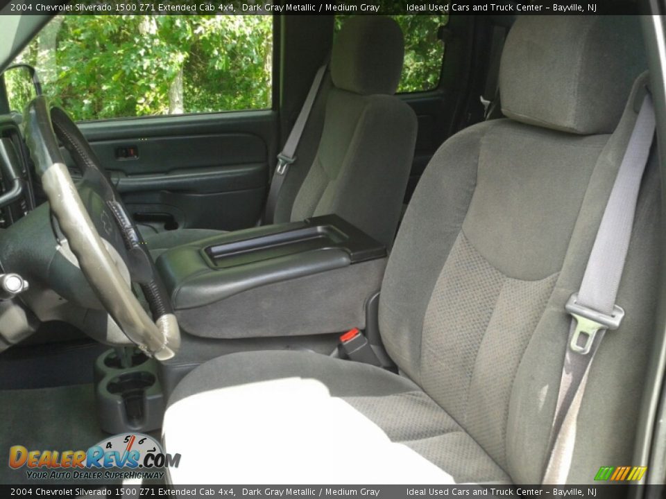 2004 Chevrolet Silverado 1500 Z71 Extended Cab 4x4 Dark Gray Metallic / Medium Gray Photo #20