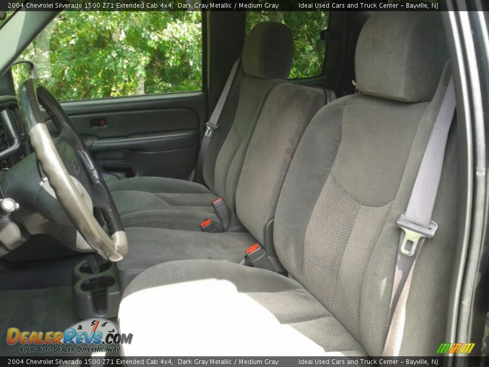 2004 Chevrolet Silverado 1500 Z71 Extended Cab 4x4 Dark Gray Metallic / Medium Gray Photo #21