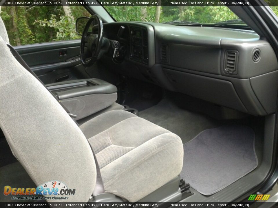2004 Chevrolet Silverado 1500 Z71 Extended Cab 4x4 Dark Gray Metallic / Medium Gray Photo #26