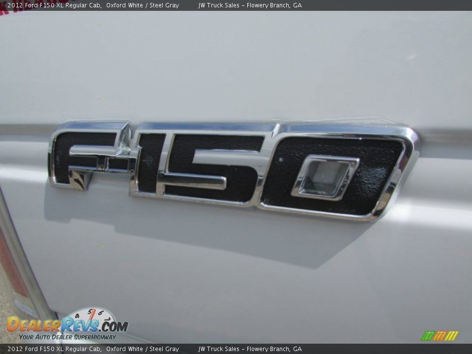 2012 Ford F150 XL Regular Cab Oxford White / Steel Gray Photo #12