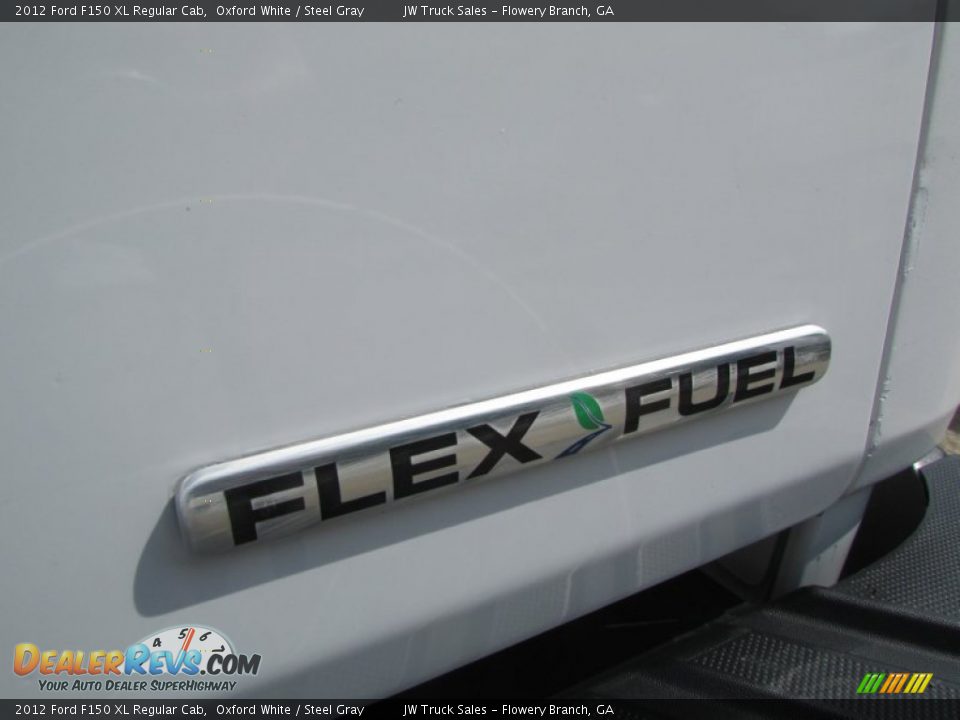 2012 Ford F150 XL Regular Cab Oxford White / Steel Gray Photo #13