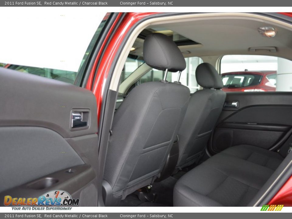 2011 Ford Fusion SE Red Candy Metallic / Charcoal Black Photo #13