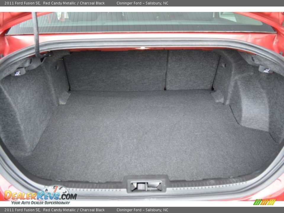 2011 Ford Fusion SE Red Candy Metallic / Charcoal Black Photo #14