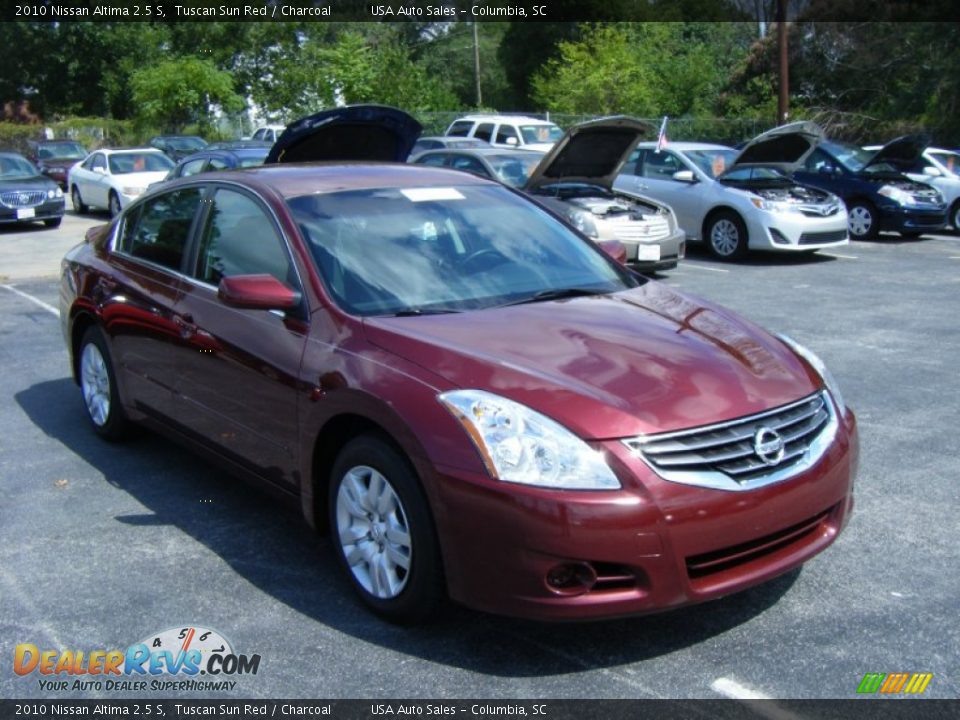 2010 Nissan Altima 2.5 S Tuscan Sun Red / Charcoal Photo #2