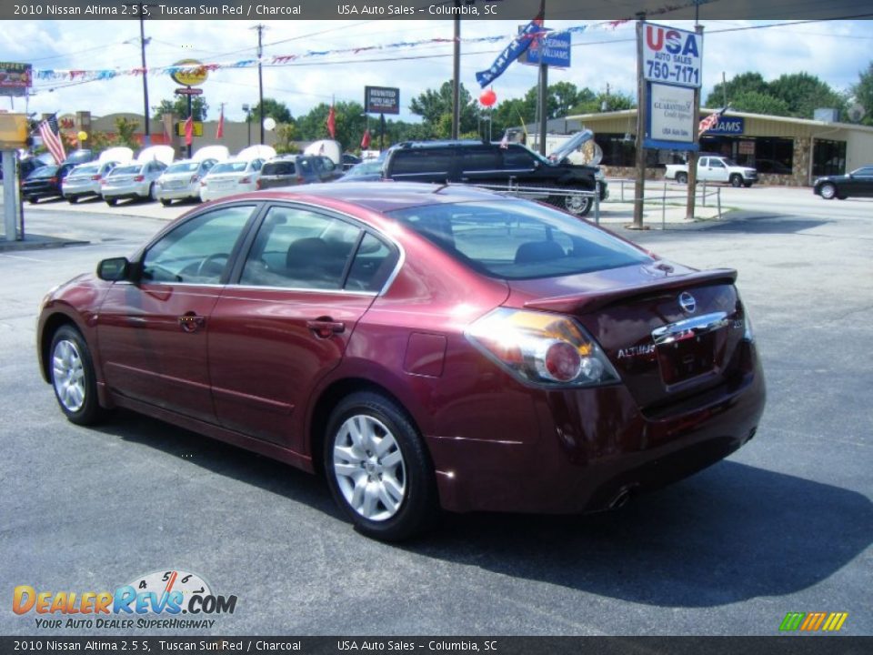2010 Nissan Altima 2.5 S Tuscan Sun Red / Charcoal Photo #4