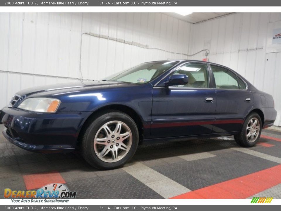 2000 Acura TL 3.2 Monterey Blue Pearl / Ebony Photo #2