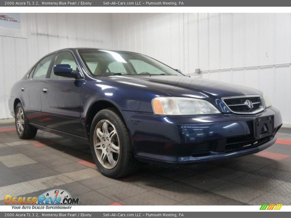 2000 Acura TL 3.2 Monterey Blue Pearl / Ebony Photo #5