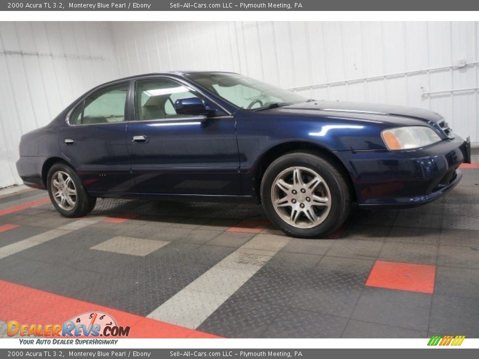 2000 Acura TL 3.2 Monterey Blue Pearl / Ebony Photo #6