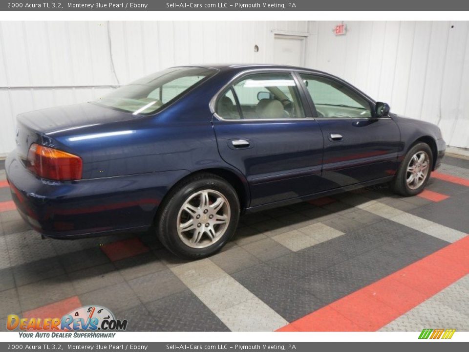 2000 Acura TL 3.2 Monterey Blue Pearl / Ebony Photo #7