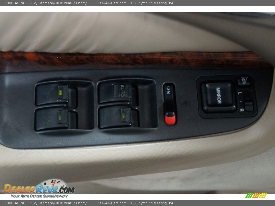 2000 Acura TL 3.2 Monterey Blue Pearl / Ebony Photo #13