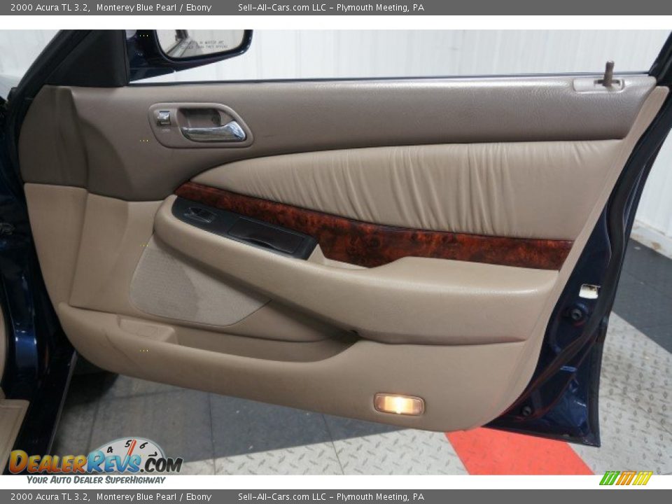 2000 Acura TL 3.2 Monterey Blue Pearl / Ebony Photo #17