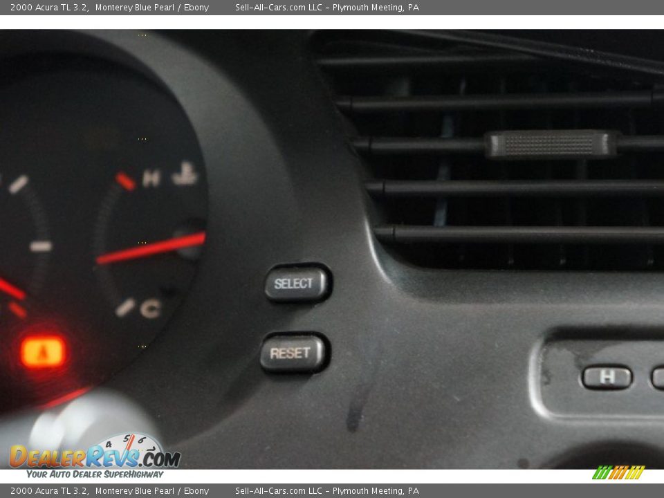 2000 Acura TL 3.2 Monterey Blue Pearl / Ebony Photo #31