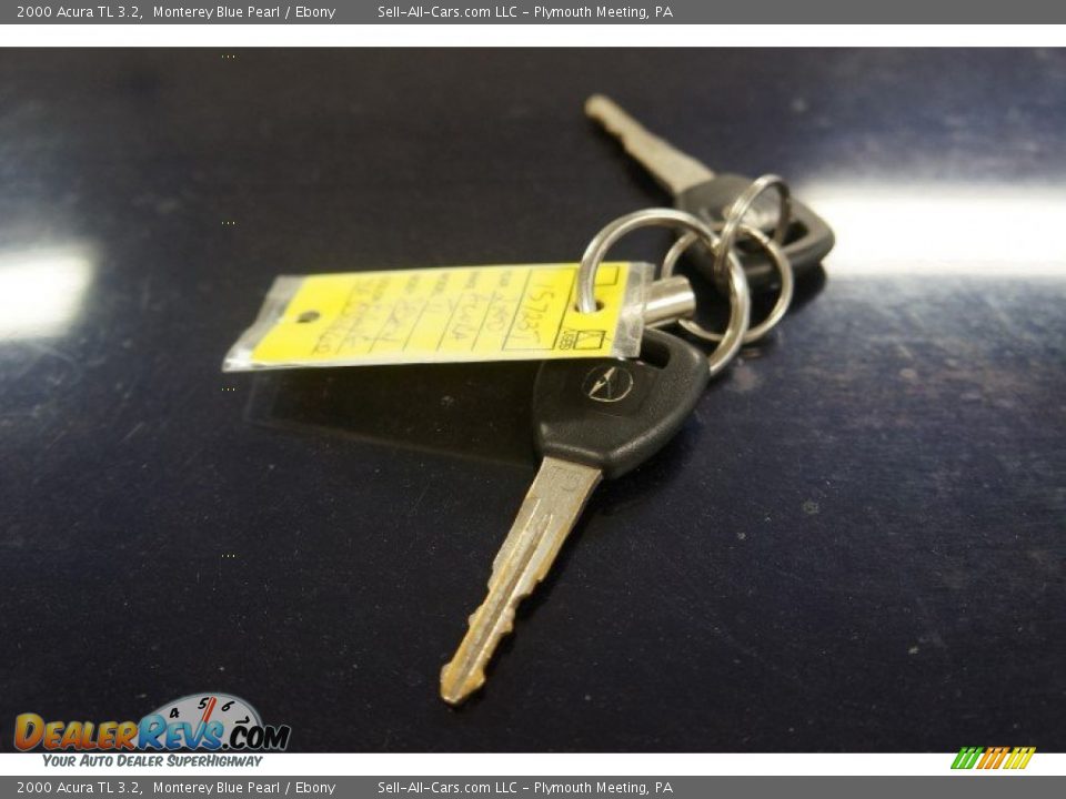 2000 Acura TL 3.2 Monterey Blue Pearl / Ebony Photo #34